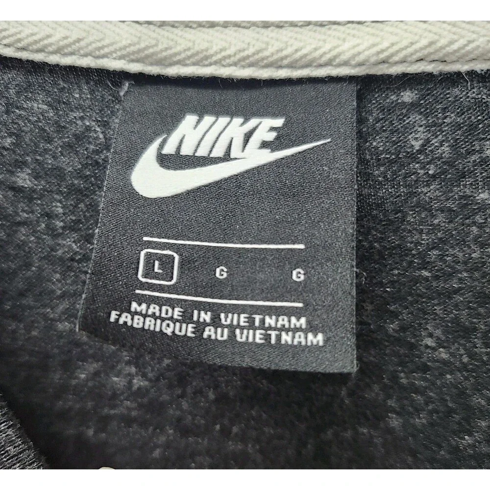Nike Sportswear Gym Vintage Mini Dress Womens Large Just Do It Heathered Gray